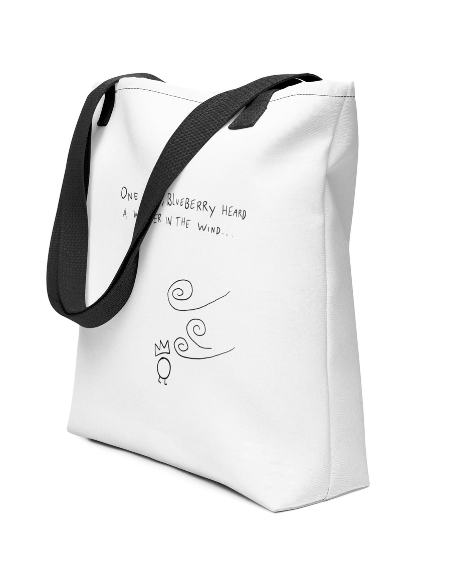 Blueberry and the Wind Tote bag
