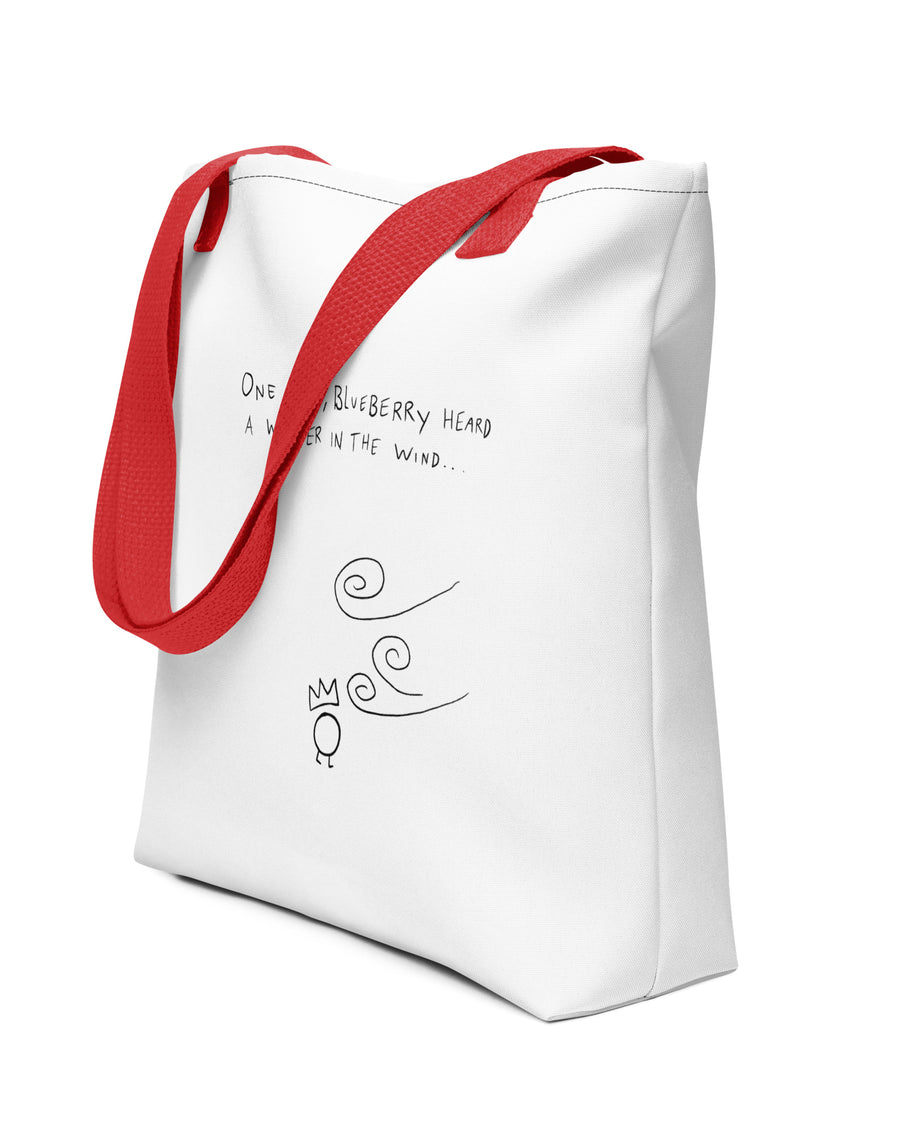 Blueberry and the Wind Tote bag