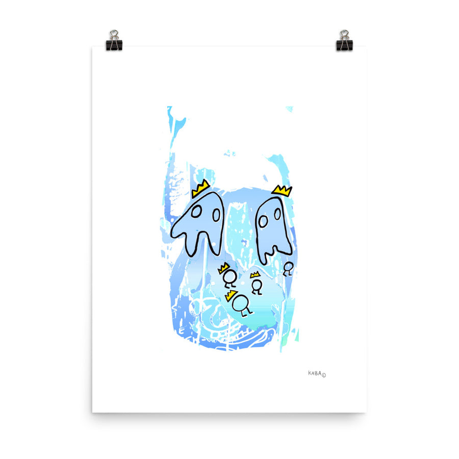 Swimming with Squids Poster