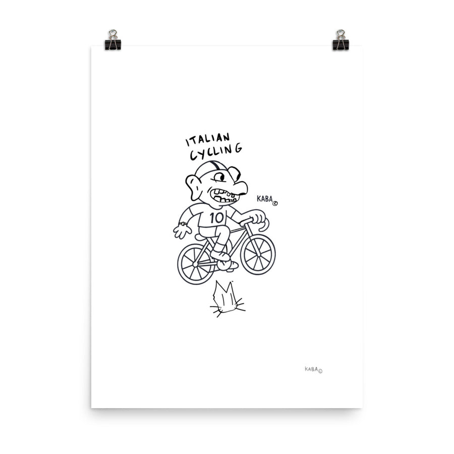 Italian Cycling Poster