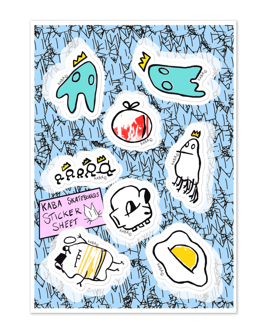 Kaba x Kibbles Sticker Sheet