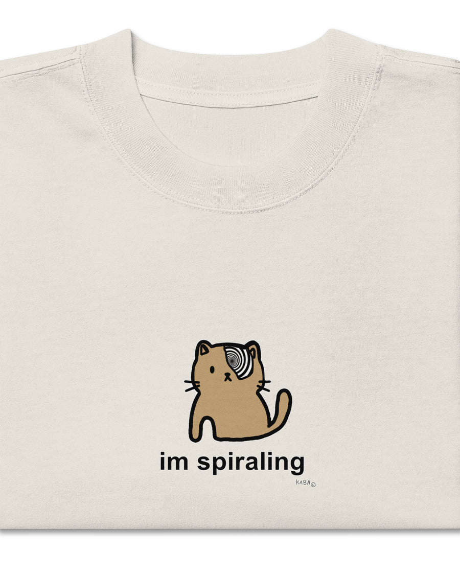 im spiraling tee