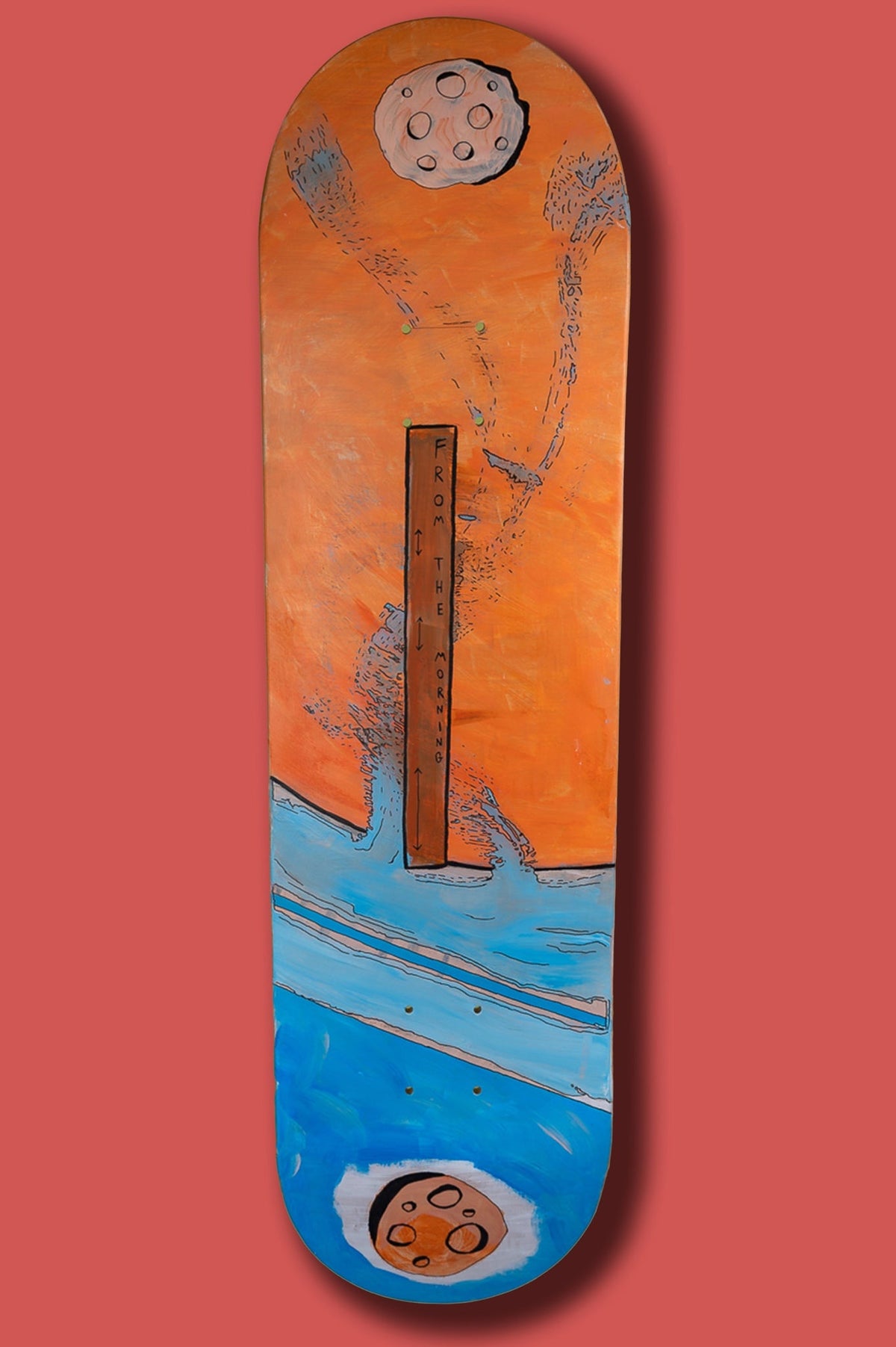 and now we rise and we are Nick Drake Skate Deck