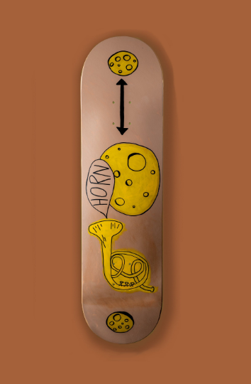 horn nick drake skate deck