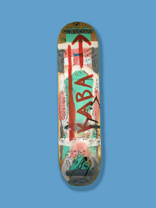 Kaba Skateboards tokyo skate brand hand painted skate deck