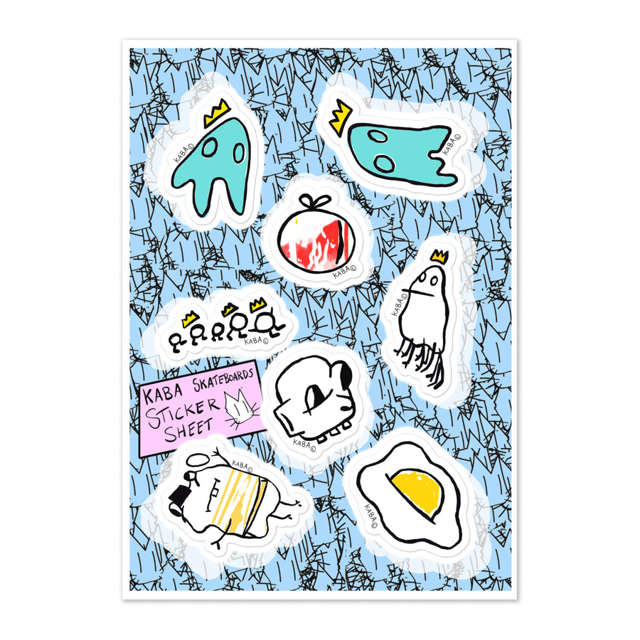 Kaba x Kibbles Sticker Sheet